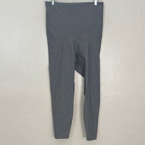 Old Navy Dark Gray High-Rise Maternity Leggings